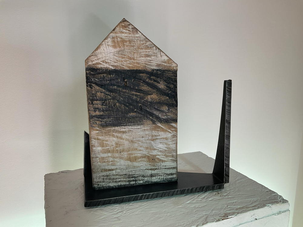 schwarz-weiß haus (holz)